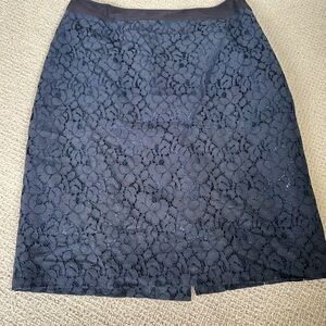 Elegant Black Lace Skirt